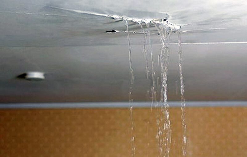 réparer les fuites de plafond