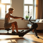 Comment rester en forme en appartement avec un rameur pliable et compact