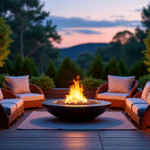 Aménagement jardin : comment créer un coin détente cosy autour d'un brasero ?
