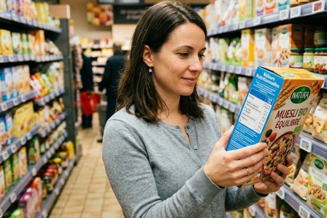 étiquettes nutritionnelles